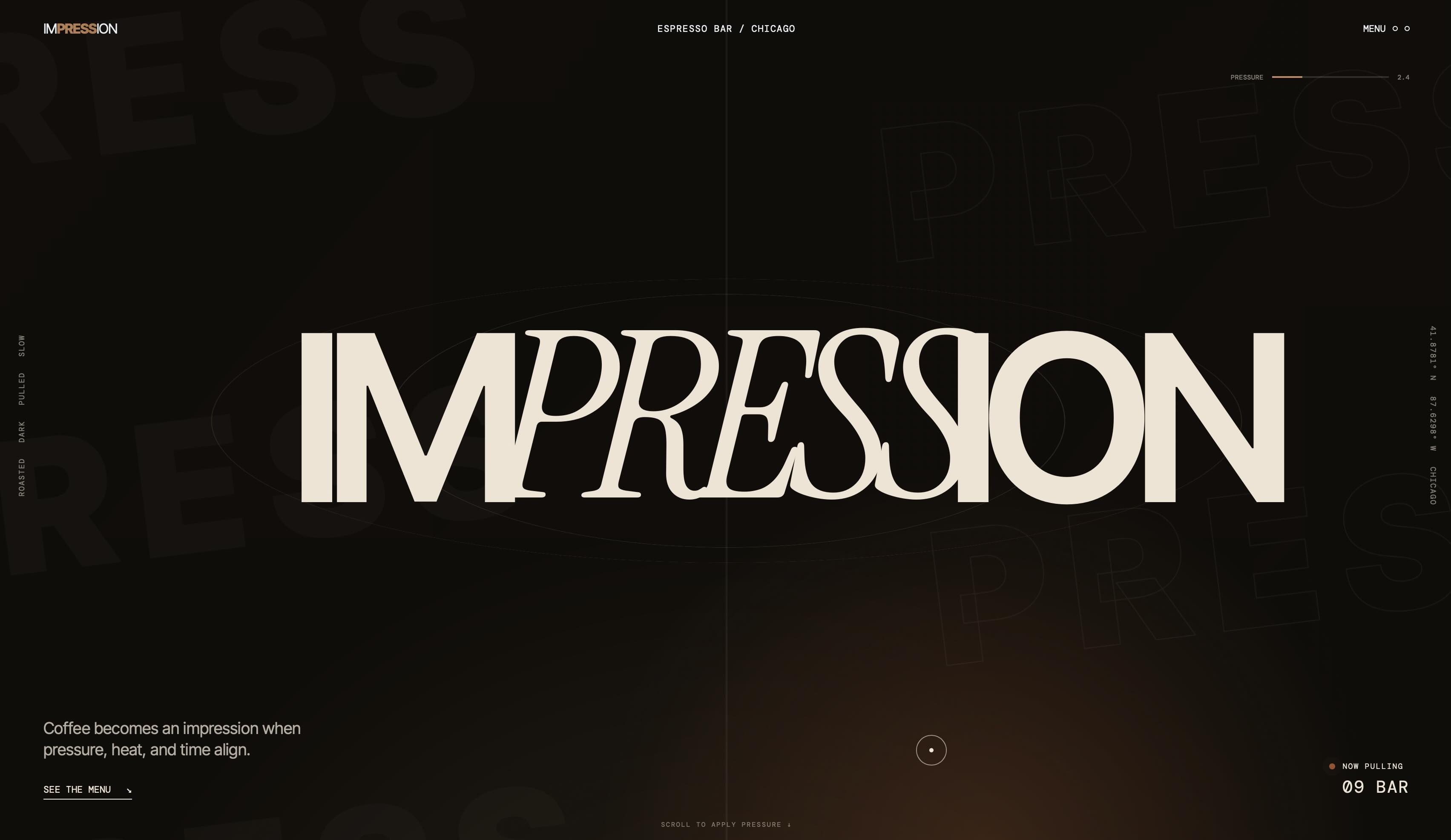 Impression 웹사이트 상세 디자인
